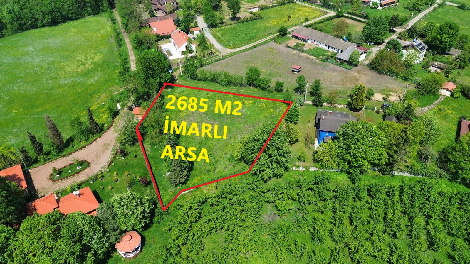 ÖMER EMLAKTAN DÜZCE YEŞİLYAYLA KÖYÜNDE İMARLI ARSA