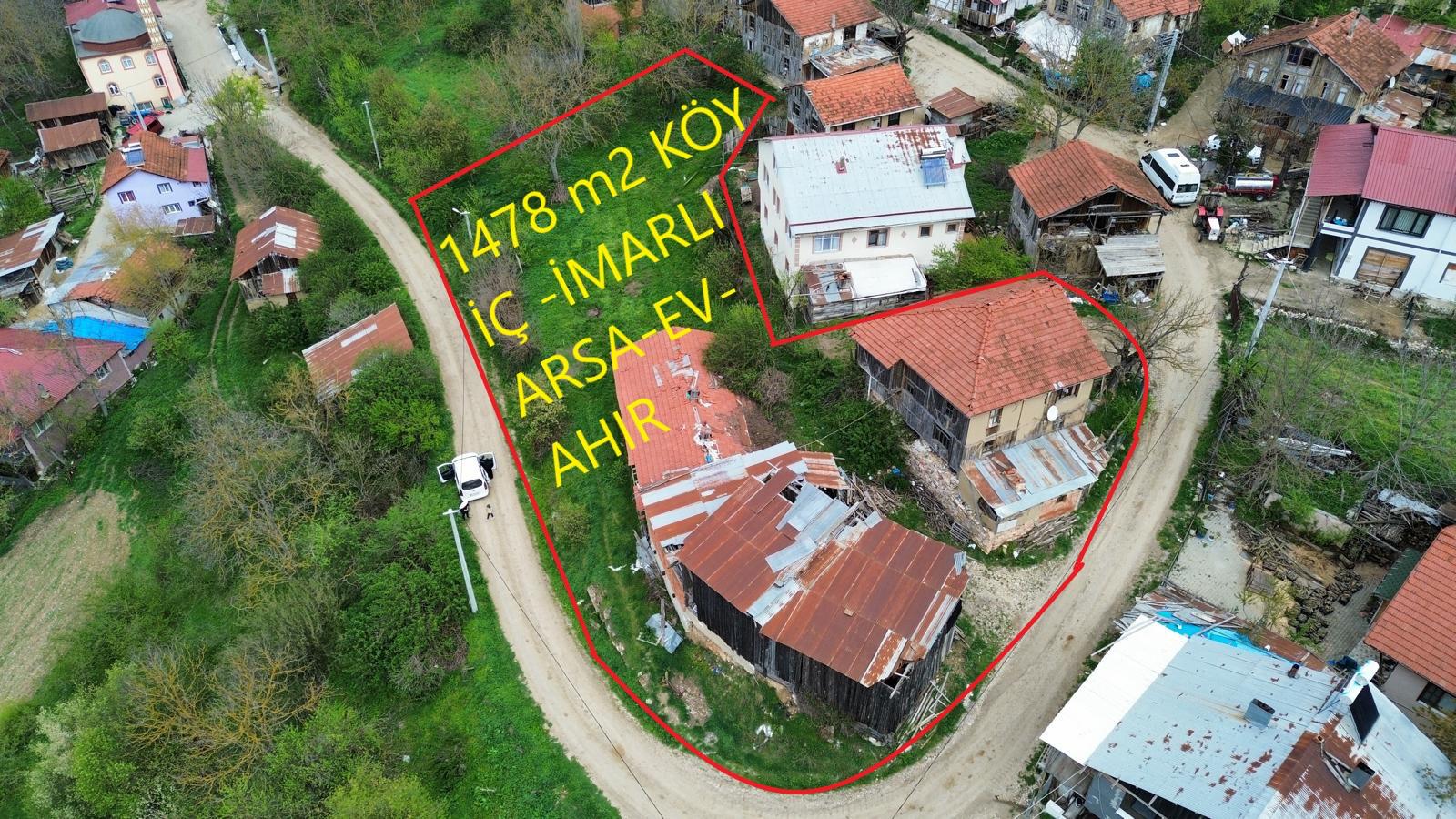 ÖMER EMLAKTAN KÖY İÇİ İMARLI ARSA VE AHŞAP EV
